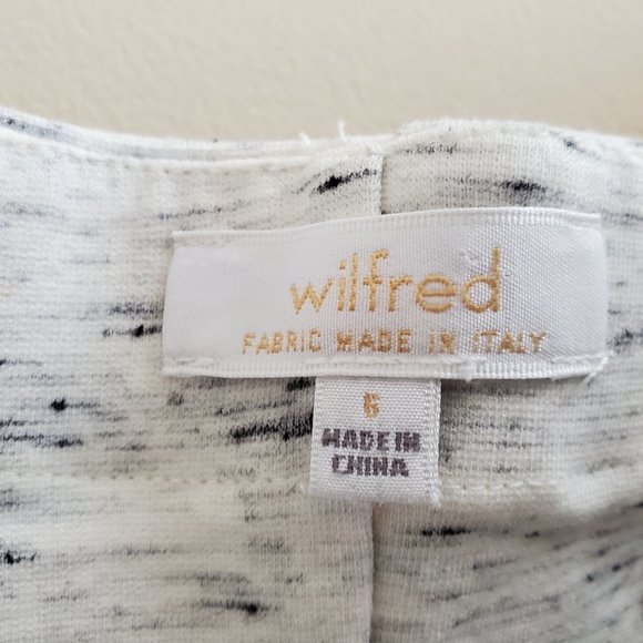 Aritzia Wilfred Harmonie Pleated Strapless Structured Mini Dress Size 6 - Picture 12 of 12